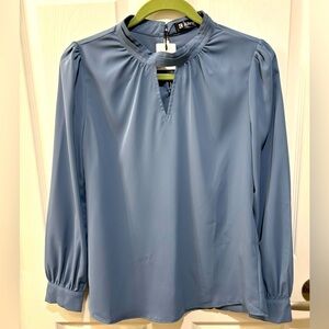 Allegra K size small open neck blouse nwt